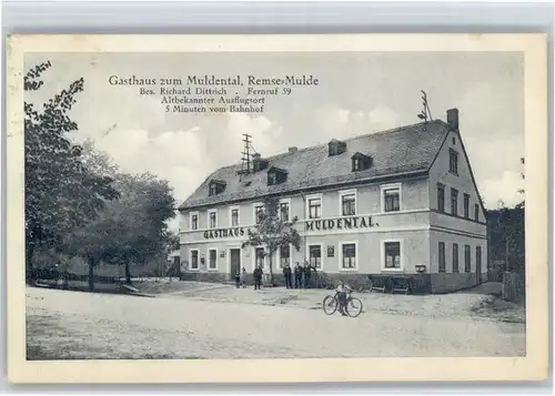 Remse Glauchau Remse Glauchau Remse Mulde Gasthaus zum Muldental x / Remse Glauchau /Zwickau LKR