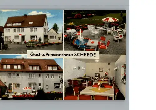 Oberweser Hessen Gasthaus Pension Scheede / Oberweser /Kassel LKR