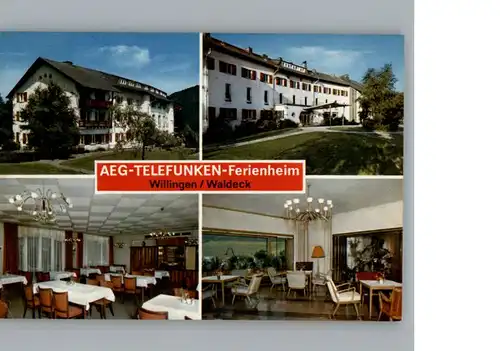 Willingen Sauerland AEG-Telefunken-Ferienheim / Willingen (Upland) /Waldeck-Frankenberg LKR