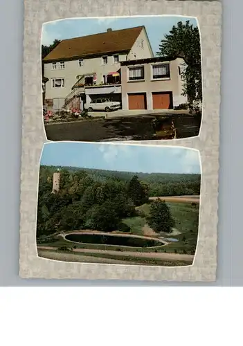 Wallenstein Burg-Cafe / Knuellwald /Schwalm-Eder-Kreis LKR