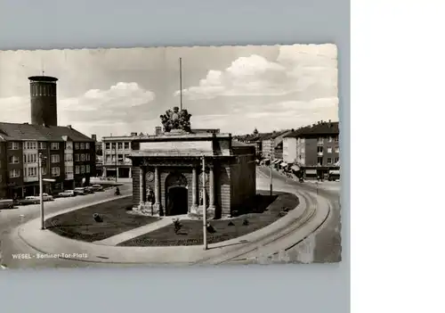 Wesel Rhein Berliner-Tor-Platz / Wesel /Wesel LKR