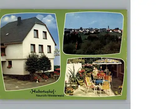 Nauroth Westerwald Restaurant - Pension - Cafe Hubertushof / Nauroth /Altenkirchen Westerwald LKR