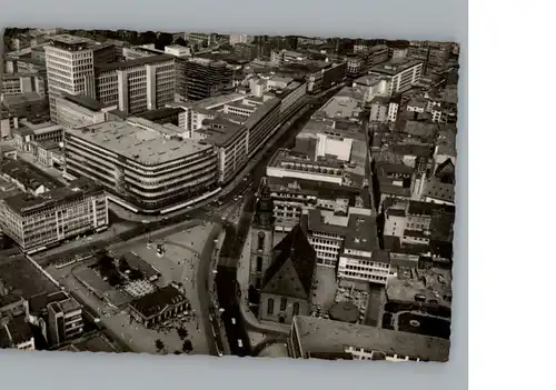 Frankfurt Main Fliegeraufnahme, Hauptwache, Zeil / Frankfurt am Main /Frankfurt Main Stadtkreis