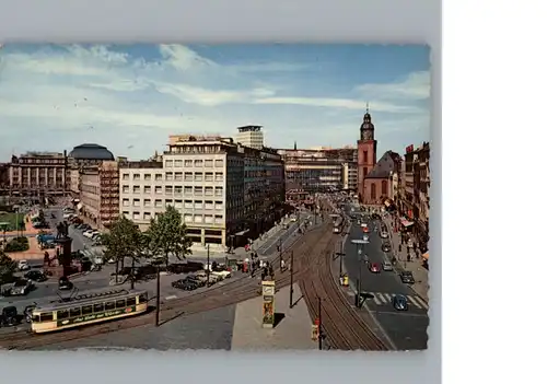 Frankfurt Main Rossmarkt, Hauptwache, Strassenbahn / Frankfurt am Main /Frankfurt Main Stadtkreis