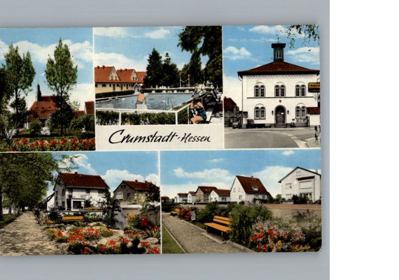 Crumstadt Hessen / Riedstadt /Gross-Gerau LKR Nr. k128912 - oldthing ...