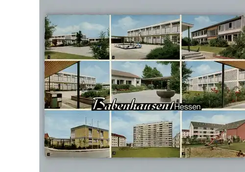 Babenhausen Schwaben Schulen Kindergarten Kinderspielplatz Hochhaus / Babenhausen /Unterallgaeu LKR