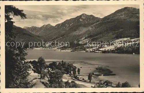 Weissensee Kaernten Seepanorama