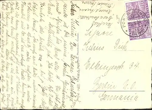 Ronco TI  / Ronco /Bz. Locarno