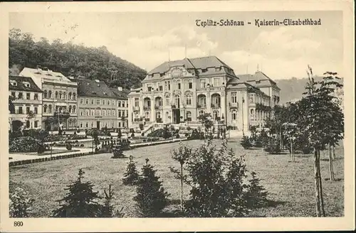 Teplitz-Schoenau Sudetenland Bad Kaiserin Elisabethbad / Teplice /