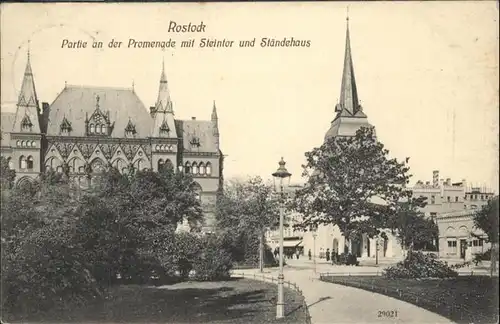 Rostock Mecklenburg-Vorpommern Steintor Staendehaus / Rostock /Rostock Stadtkreis