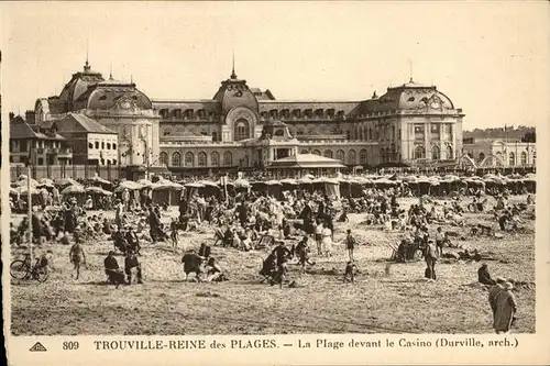 Trouville-sur-Mer La Plage Casino / Trouville-sur-Mer /Arrond. de Lisieux