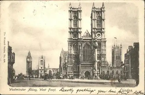 London Abbey Wst Front Kutsche / City of London /Inner London - West