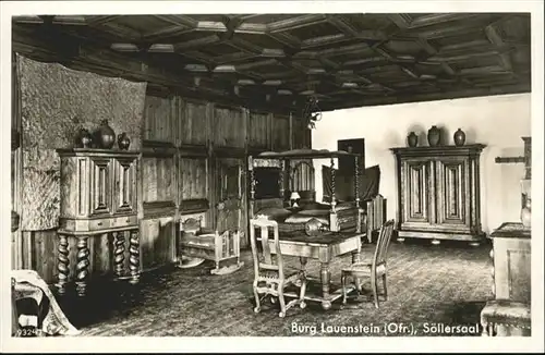 Lauenstein Oberfranken Burg Soellersaal / Ludwigsstadt /Kronach LKR