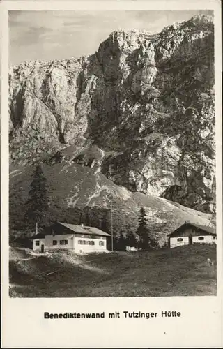 Benediktbeuern Benediktenwand Tutzingerhuette / Benediktbeuern /Bad Toelz-Wolfratshausen LKR