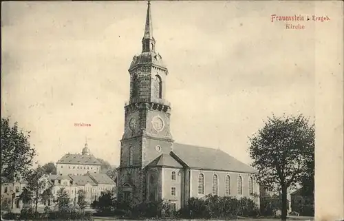 Frauenstein Sachsen Schloss Kirche  *