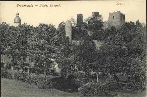 Frauenstein Sachsen Ruine *