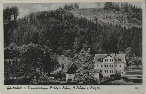 Holzhau Rechenberg-Bienenmuehle Holzhau Gaststaette Fremdenheim Richters Erben x / Rechenberg-Bienenmuehle /Mittelsachsen LKR