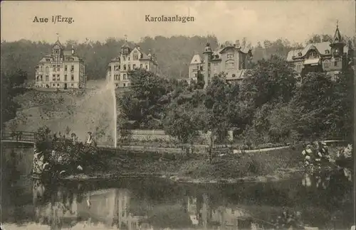 Aue Sachsen Karolaanlage Erzgebirge x