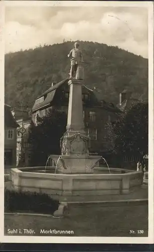 Suhl Th?ringer Wald Marktbrunnen