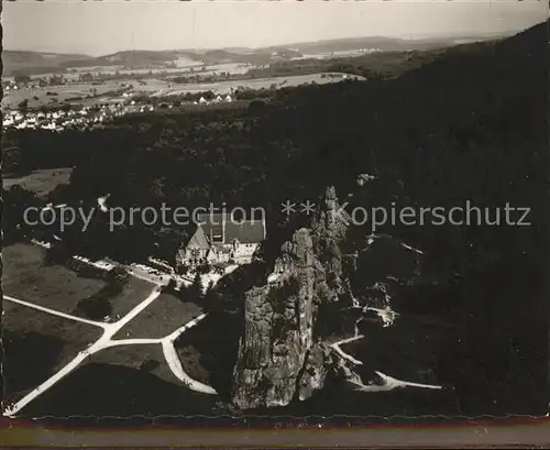 Horn-Bad Meinberg Fliegeraufnahme Felsen / Horn-Bad Meinberg /Lippe LKR