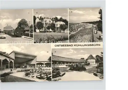 Kuehlungsborn Ostseebad Strand Konzertpavillon Kat. Kuehlungsborn
