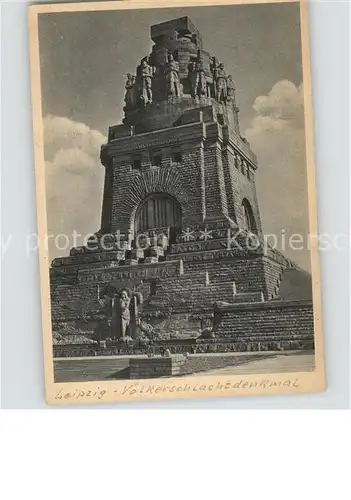 Leipzig Voelkerschlachtsdenkmal Kat. Leipzig