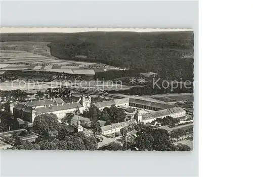 Corvey Schloss und ehemalige Reichsabtei Fliegeraufnahme Kat. Hoexter