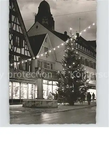 Oberkirch Baden Strasse im Weihnachtsschmuck Kat. Oberkirch