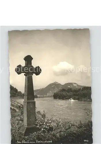 Rolandseck Rhein Kreuz Kat. Remagen