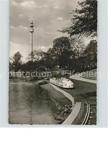 Dortmund Bundesgartenschau Fersehturm Bahn Kat. Dortmund