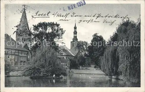 Soest Arnsberg Dom Petrikirche Teich / Soest /Soest LKR