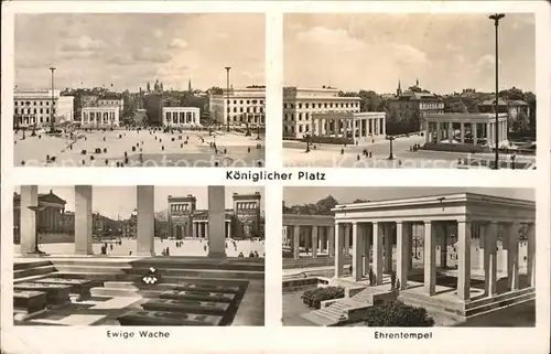 Muenchen Koeniglicher Platz Ehrentempel Ewige Wache Kat. Muenchen