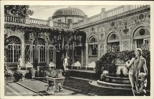 Bad Kissingen Schmuckhof im Regentenbau Skulptur Kat. Bad Kissingen