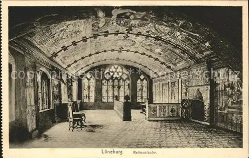 Lueneburg Rathaus Rathauslaube Gemaelde Kupferdruck Kat. Lueneburg