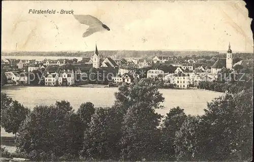 Fuerstenfeldbruck Ortsansicht mit Kirche Kat. Fuerstenfeldbruck