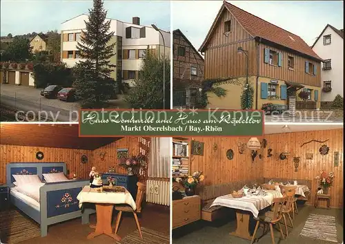 Oberelsbach Haus Lenhardt Haus am Roedeltor Gaestehaus Pension Kat. Oberelsbach