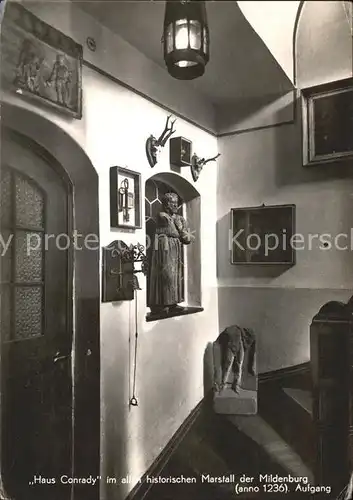 Miltenberg Main Schloss Mildenburg Haus Conrady im alten historischen Marstall Kat. Miltenberg