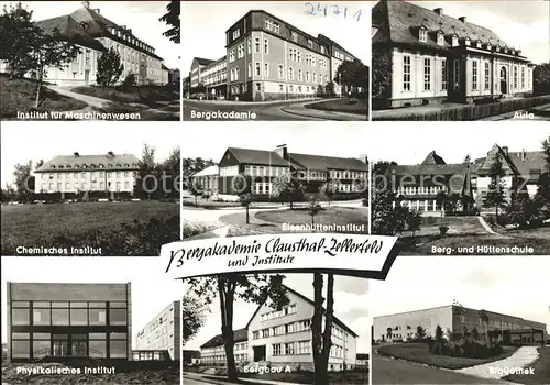Clausthal Zellerfeld Bergakademie und Institute Kat. Clausthal Zellerfeld
