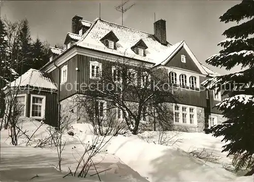 Braunlage Jugendkurheim der Barmer Ersatzkasse Hoehenluftkurort Wintersportplatz Kat. Braunlage Harz