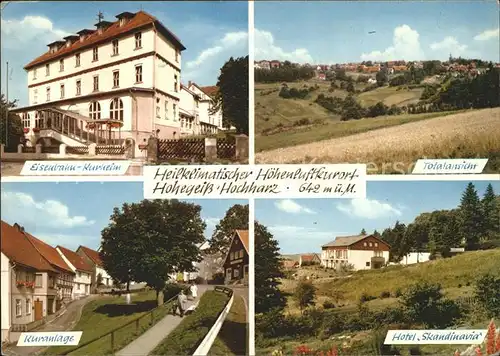 Hohegeiss Harz Eisenbahn Kurheim Kuranlage Hotel Skandinavia Totalansicht Kat. Braunlage