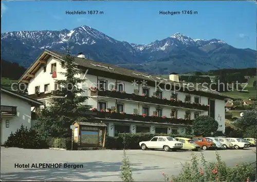Bergen Chiemgau Hotel Alpenhof Hochfelln Hochgern Chiemgauer Alpen / Bergen /Traunstein LKR