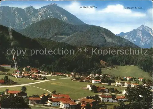Bergen Chiemgau Hochfelln Seilbahn Hochgern Chiemgauer Alpen / Bergen /Traunstein LKR