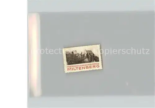 Miltenberg Main Fremdenverkehrsverein Briefmarke Kat. Miltenberg