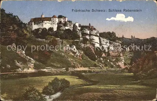 Fraenkische Schweiz Schloss Rabenstein Kat. Pottenstein