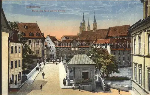 Bamberg untere Bruecke Kat. Bamberg