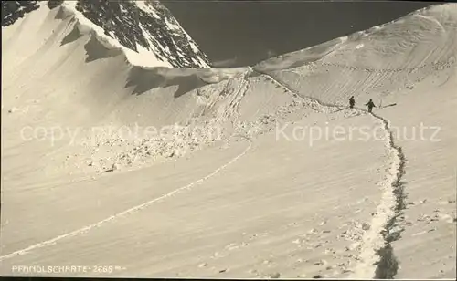 Heiligenblut Kaernten Pfandlscharte Skitour Glocknergruppe Hohe Tauern Kat. Heiligenblut