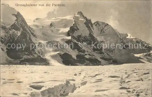 Heiligenblut Kaernten Grossglockner Blick von der Pasterze Gletscher Hohe Tauern Kat. Heiligenblut