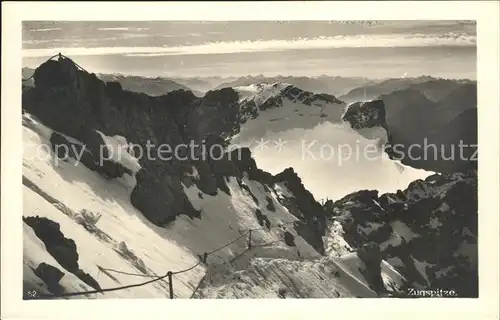 Zugspitze Alpenpanorama Kat. Garmisch Partenkirchen