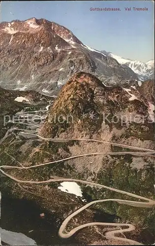 Andermatt Gotthardstrasse Val Tremola Gebirgspass Kat. Andermatt