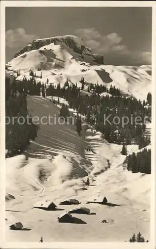 Mittelberg Vorarlberg Auen Alpe mit Hoch Ifer Allgaeuer Alpen Kat. Mittelberg